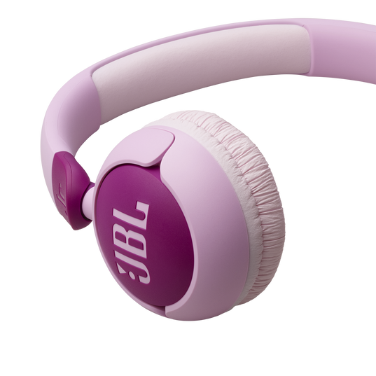 JBL Junior 320 - Purple - Wired on-ear kids headphones - Detailshot 2